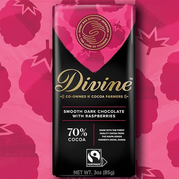 Divine - Smooth Dark Chocolate With Raspberry