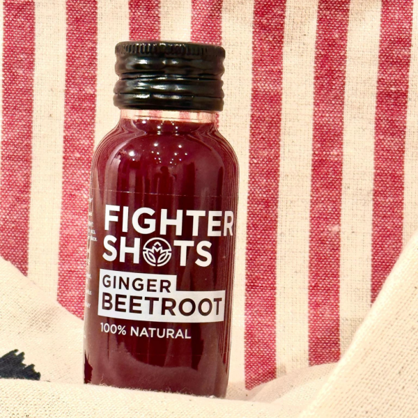 Fighter shots – ginger + beetroot